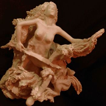 Sculpture titled "centauresse" by Marc De Lassus Saint-Geniès, Original Artwork