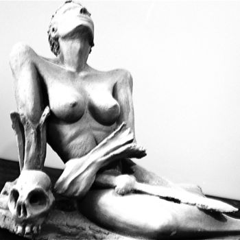 Sculptuur getiteld "to be" door Marc De Lassus Saint-Geniès, Origineel Kunstwerk