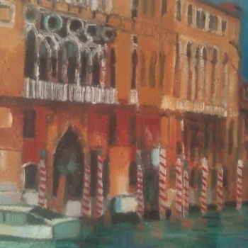 Schilderij getiteld "Venise" door Marc De Moulins, Origineel Kunstwerk