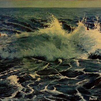 Pittura intitolato "vague" da Marcel Boos, Opera d'arte originale