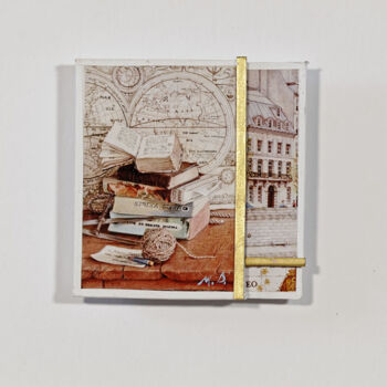 Картина под названием "Miniature Hommage à…" - Marcel Duruflé, Подлинное произведение искусства, Цифровая печать Установлен…