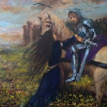 Painting titled "I'll be with you" by Marcel Lorange, Original Artwork