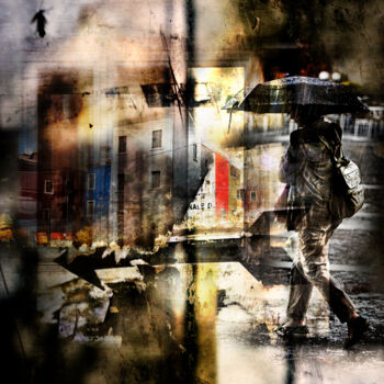 Фотография под названием "Under the Rain" - Marcel Nakache, Подлинное произведение искусства, Цифровая фотография Установлен…