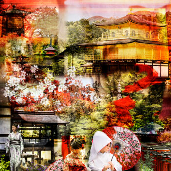 Фотография под названием "Japanese Wedding" - Marcel Nakache, Подлинное произведение искусства, Цифровая фотография Установл…