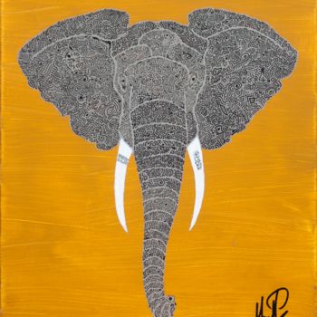 Pintura titulada "Quantic animals tri…" por Marcel Pi, Obra de arte original, Acrílico