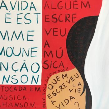 Pittura intitolato "A vida é como uma c…" da Marcela Gadia, Opera d'arte originale, Acrilico