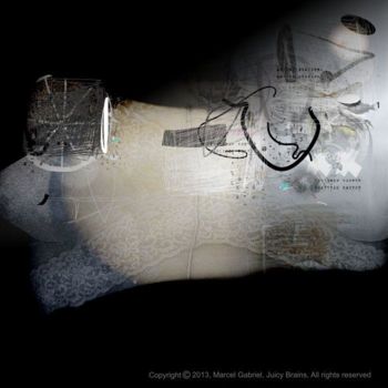 Digitale Kunst mit dem Titel "ovo 05" von Marcel Gabriel, Original-Kunstwerk