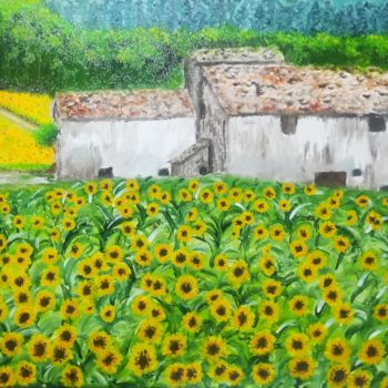 绘画 标题为“Toscana...il mio vi…” 由Marcella Molea, 原创艺术品, 油