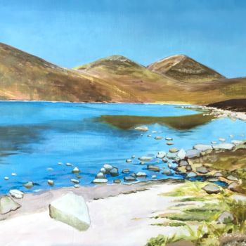 Peinture intitulée "Lough Shannagh" par Marcella Marais, Œuvre d'art originale, Huile