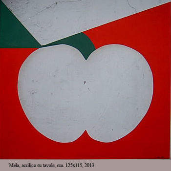 Schilderij getiteld "Mela" door Marcello Aprea, Origineel Kunstwerk, Acryl