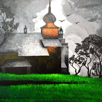 Pintura titulada "Gélida" por Marcelo Brito, Obra de arte original, Acrílico