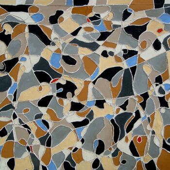 Pittura intitolato "Maze of Streets" da Marcelo Mendizabal, Opera d'arte originale, Acrilico