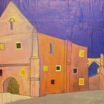 Painting titled "Abbaye des Chatelie…" by Marc Hatot, Original Artwork
