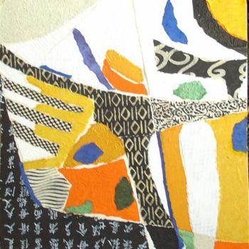 Painting titled "Projet foulard  2" by Marc Hatot, Original Artwork