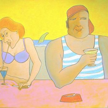 Картина под названием "Pastel 17" - Marc Hatot, Подлинное произведение искусства