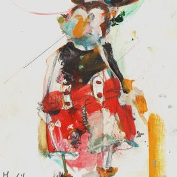 Pittura intitolato "Mickeys 21" da Marc Hernandez, Opera d'arte originale, Olio