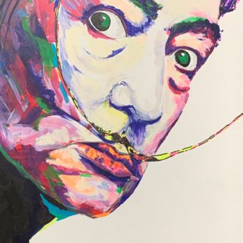 Peinture intitulée "My Dali" par Marcia Bunn, Œuvre d'art originale, Acrylique