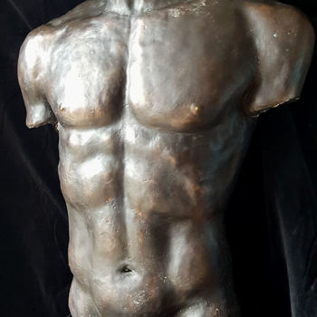 Sculpture titled "Torso moderno by Ma…" by Marcin Otapowicz, Original Artwork, Casting