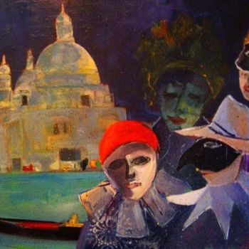 Pintura titulada "Carnaval de Venise…" por Marc Levy, Obra de arte original