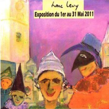 Malarstwo zatytułowany „invitation de l exp…” autorstwa Marc Levy, Oryginalna praca