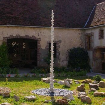 Sculpture intitulée "GRANDES VIBRATIONS…" par Marc Mugnier, Œuvre d'art originale, Pierre