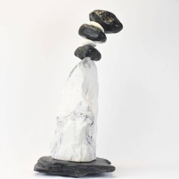 Escultura titulada "SOUFFLE DE L'UNIVERS" por Marc Mugnier, Obra de arte original, Piedra