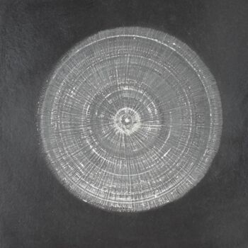 Картина под названием "ABYSSE ARGENTÉ" - Marc Mugnier, Подлинное произведение искусства, Серебряный карандаш