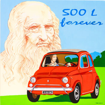 Pintura intitulada "500 L forever" por Marco Arduini, Obras de arte originais, Acrílico