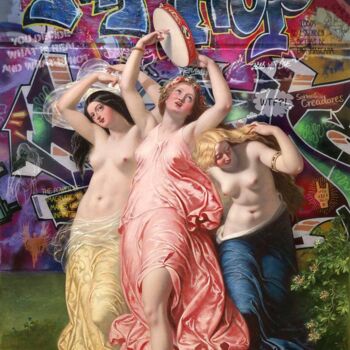 Pittura intitolato "LA VITA E' BELLA" da Marco Battaglini, Opera d'arte originale, Acrilico