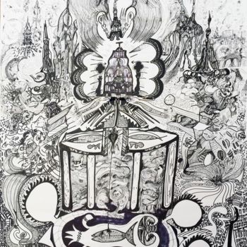 「spirito-aleatorio.j…」というタイトルの描画 Marcopintorによって, オリジナルのアートワーク