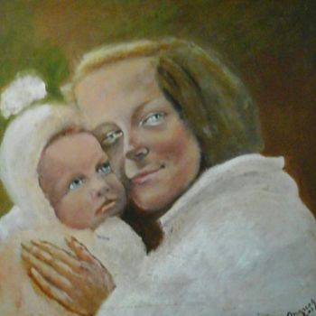 Pintura titulada "calore-materno.jpg" por Marco Cattaneo, Obra de arte original, Otro