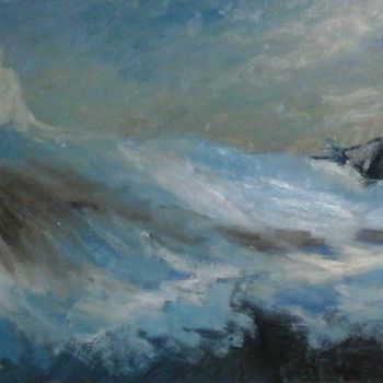 Pintura titulada "storm.jpg" por Marco Cattaneo, Obra de arte original, Oleo