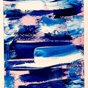 "rose.blue.three." başlıklı Tablo Marco Danisewitsch tarafından, Orijinal sanat, Petrol