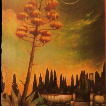 Painting titled "solitude" by Marco Fanni, Original Artwork