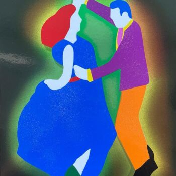 印花与版画 标题为“Balla con Me!” 由Marco Lodola, 原创艺术品, 丝网印刷
