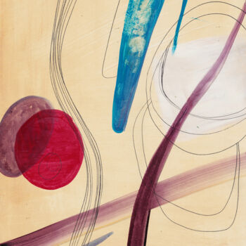 "Abstract #79F7 | si…" başlıklı Tablo Marco Paludet tarafından, Orijinal sanat, Akrilik