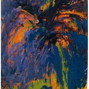Pintura titulada "Palm tree" por Marco Pessa, Obra de arte original, Esmalte