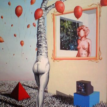 Картина под названием "Un dì si venne a me…" - Marco Renier, Подлинное произведение искусства