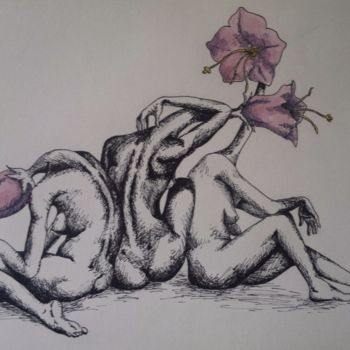 Drawing titled "Senza titolo" by Marco Renier, Original Artwork, Other