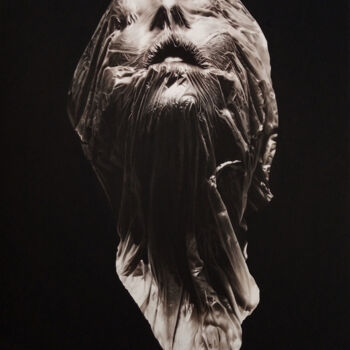 「CRISALIDE」というタイトルの描画 Marco Tiduによって, オリジナルのアートワーク, 木炭