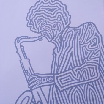 Peinture intitulée "Jazz 0.5" par Marco Ugoni, Œuvre d'art originale, Acrylique Monté sur Carton
