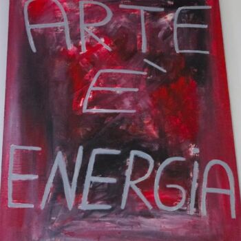 Malarstwo zatytułowany „Arte e' energia” autorstwa Marco Zautzik, Oryginalna praca, Akryl