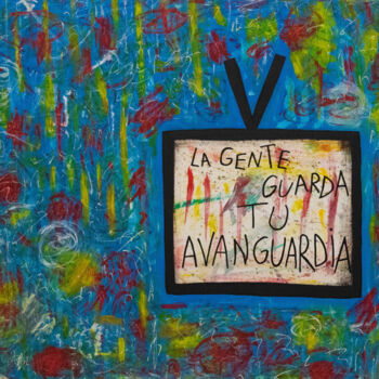 Peinture intitulée "La gente guarda tu…" par Marco Zautzik, Œuvre d'art originale, Acrylique