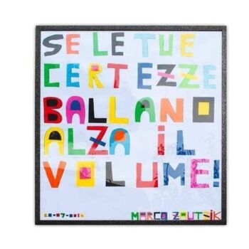 Κολάζ με τίτλο "Se le tue certezze…" από Marco Zautzik, Αυθεντικά έργα τέχνης, Κολάζ