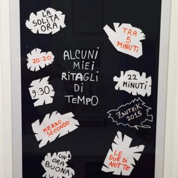 Schilderij getiteld "Alcuni miei ritagli…" door Marco Zautzik, Origineel Kunstwerk, Collages