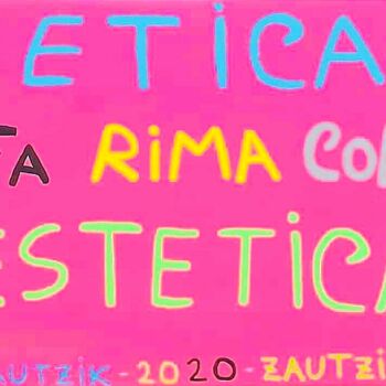 Peinture intitulée "Etica fa rima con e…" par Marco Zautzik, Œuvre d'art originale, Peinture numérique