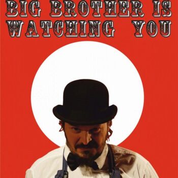 Arte digitale intitolato "The big brother" da Marco Boscani, Opera d'arte originale, Fotomontaggio