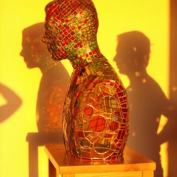 Sculpture titled "ombra e luce" by Marco Cannone, Original Artwork