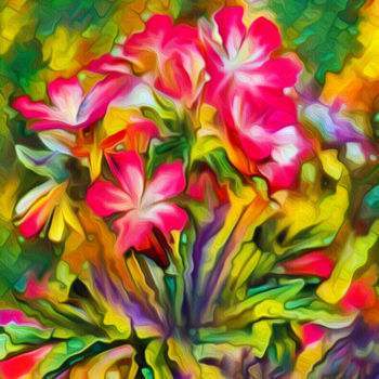 Arte digitale intitolato "Floreale" da Marco Ciarciaglino, Opera d'arte originale, Pittura digitale