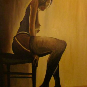 Peinture intitulée "sem titulo" par Tyler Durden, Œuvre d'art originale, Huile